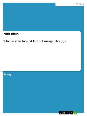 cover image of The aesthetics of brand image design